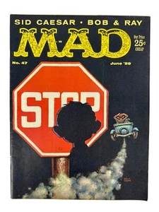 Mad Magazine Issue No. 47 June 1959 Sid Caesar & Bob Ray Very Fine + - Picture 1 of 4