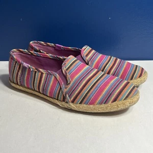 Womens Keds Beacon Colorful Multi-Striped Flats Slip On Size 9 - Picture 1 of 7