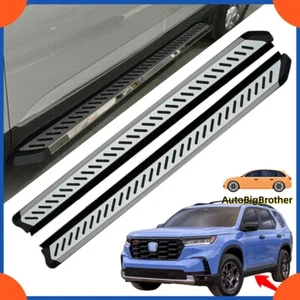 Fits for Honda pilot 2023 2024 2Pcs Running Boards Side Steps Pedals Nerf Bar - Imagen 1 de 9