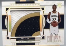 E.J. Liddell 2022-23 Panini National Tresures 02/25 Patch Colossal RC #CR-NLJ