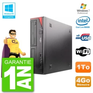 PC Fujitsu Esprimo E520 Dt G3220 RAM 4Go Scheibe 1To Dvd-Brenner Wifi W7 - Bild 1 von 1