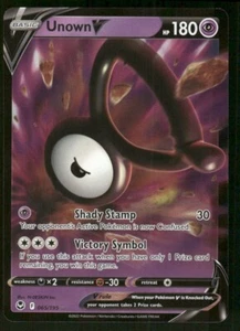 Pokemon Tcg SWSH NM Silver Tempest Unown V #65 - Picture 1 of 2