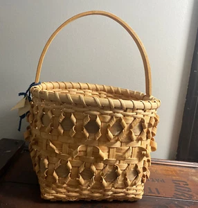 NCBA North Carolina BASKET Association Alice Davis Handwoven Curl Market - Picture 1 of 11