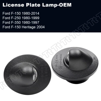 2X For Ford F150 F250 F350 OEM License Plate Light Rear Tag Assembly Lamp HOUSIN - Image 1 of 4