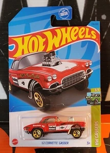 2023 HOT WHEELS HW GASSER ** '62 CORVETTE GASSER ** #174 1:64 CASE K - Picture 1 of 1