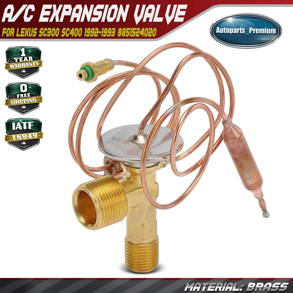 Válvula de expansión de aire acondicionado para Lexus SC300 SC400 1992-1993 L6 3,0 L V8 4,0 L 8851524020 Foto 1 de 4