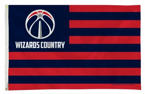 Washington Wizards Flag Banner 3x5 Country Design Premium Outdoor Basketball Cover