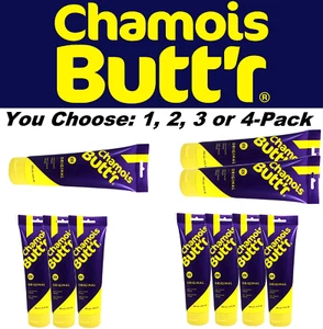 Chamois Butt'r Original Skin Cream 235mL / 8oz.Tube Multi-Packs Bike Race Butter - Picture 1 of 6