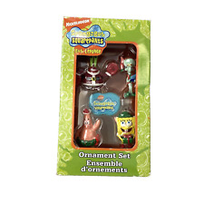 2007 Nickelodeon SpongeBob SquarePants 5 Ornament Set Patrick Squidward Mr Krabs