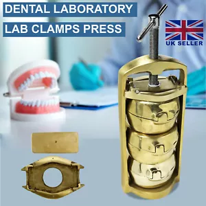 Spire Tools DENTAL LABORATORY LAB CLAMP PRESS COMPRESS BRASS DENTURE HOLD 3FLASK - Picture 1 of 5