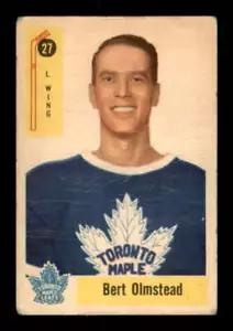 1958-59 Parkhurst #27 Bert Olmstead G Maple Leafs 549802 - Picture 1 of 2