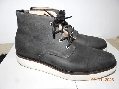 Botines Chukka para hombre OLIVER CLARK color carbón cuero talla 10,5 con cordones Foto 1 de 4