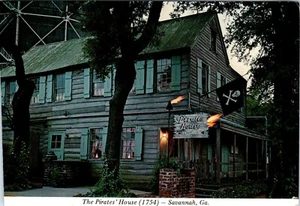 The Pirates House Restaurant 1754, Savannah, Georgia Postcard - Picture 1 of 2