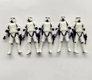 "Lote de 5 figuras de acción soldado Hasbro Star Wars Stormtroopers 3,75" - Imagen 1 de 9