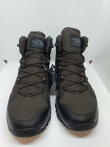 New The North Face Hedgehog Mid Futurlight Hiking Shoes Size 13 Brown
