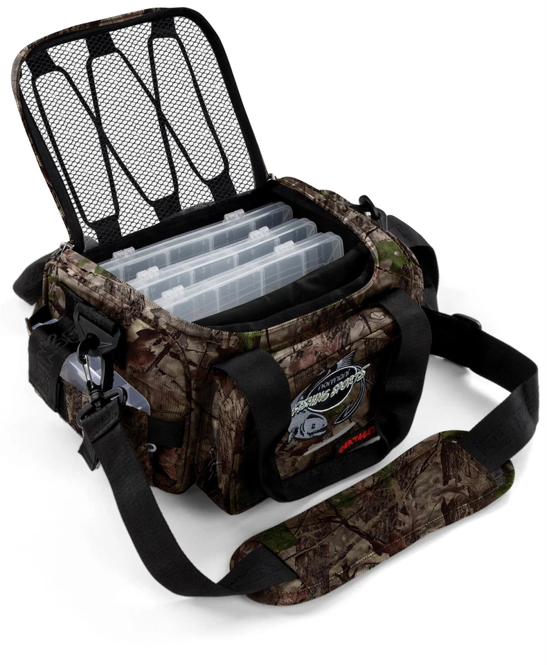 Angeltasche Spinnangeltasche Wasserdichte Karpfentasche 4 Tackle Boxen Angelbox - Bild 1 von 1