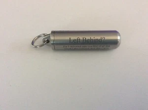 LEFT BEHIND JESUS KEYCHAIN CAPSULE - Picture 1 of 5
