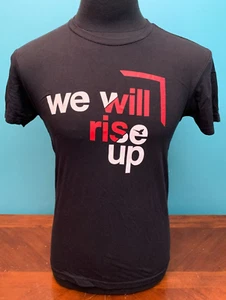 Taekwondo We Will Rise Up Motivational T-Shirt - Adult Small, Black - Picture 1 of 8