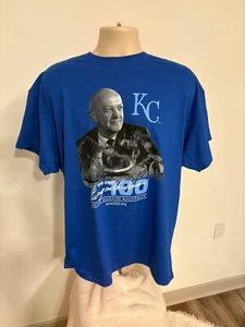 GILDAN DRY FIT KANSAS CITY ROYALS EMK100.ORG MENS T SHIRT SIZE XLARGE BLUE - Picture 1 of 4
