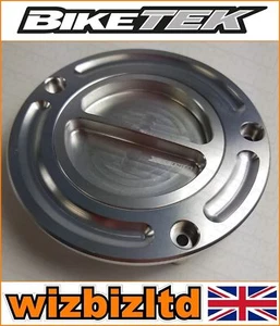 Biketek silber schlüssellose Kraftstoffkappe Honda VTR 1000 F Firestorm 1997-2006 FFCH01 - Bild 1 von 12