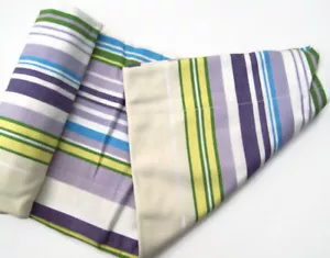 Funda de almohada estándar Pottery Barn Teen varios colores Jolie Fleur rayas farsa - Imagen 1 de 4