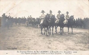 Belgique - BRUXELLES - Joyeuse entrée du Roi Albert, 23 décembre 1909 - Ed. Neur - Picture 1 of 2