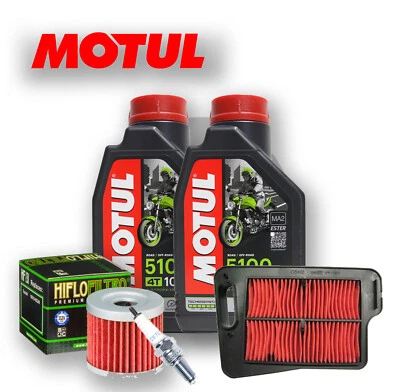 MOTUL HILFO NGK TAGLIANDO SUZUKI AN BURGMAN 400 K7 MOTUL 5100 10W40 FILTRO ARIA OLIO CANDELA