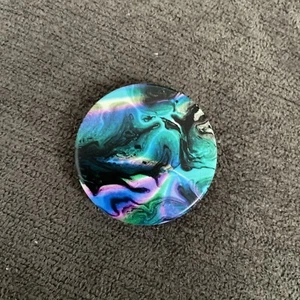 PopSockets Aceite Ágata PopGrip y Soporte Teléfonos Tableta Soporte Intercambiable Superior - Imagen 1 de 2