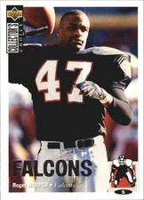 1994 Collector's Choice Silver Atlanta Falcons Football Card #97 Roger Harper