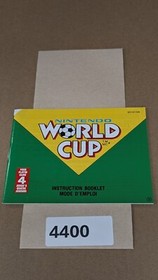 World Cup - Nintendo NES- Manual Only **NO GAME!