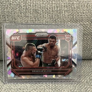 2023 Panini Prizm UFC Drakkar Klose RC Cracked Ice #100