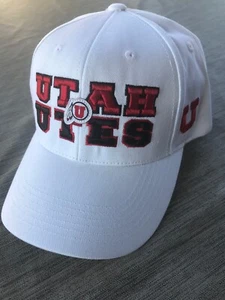 NEW Utah Utes Snapback White Hat TOW AdjUSTABLE OSFA Baseball Cap - Picture 1 of 5