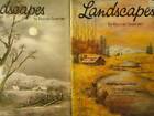 Livre de peinture de paysages - marin Bonnie - granges/cabane en rondins/montagne, coucher de soleil, neige Sc