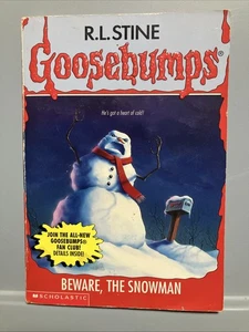 1st print Goosebumps #51 Beware, The Snowman RL Stine **VINTAGE** - Picture 1 of 9