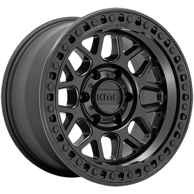 KMC KM549 GRS 17x9 8x180 +18mm Satin Black Wheel Rim 17" Inch Foto 1 de 4