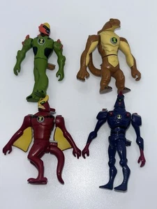 Ben 10 Creation Chamber Figures X 4 Cartoon Network Collectable Figures Toys - Picture 1 of 2