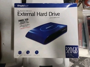 SimpleTech SimpleDrive 320GB USB 2.0 3.5" External Hard Drive Pininfarina TESTED - Picture 1 of 3