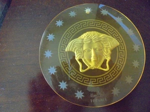 Versace Rosenthal  Medusa Suncatcher Christmas Ornament Yellow  Pre-owned - Picture 1 of 1