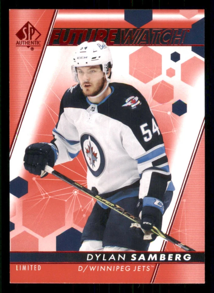 2022-23 SP Authentic Limited Red #112 Dylan Samberg FW - Image 1 of 2
