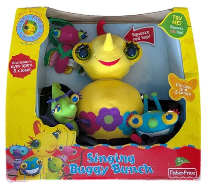 Miss Spider parche soleado amigos cantando buggy bunch - peluche cantando parlante nuevo en caja Foto 1 de 4