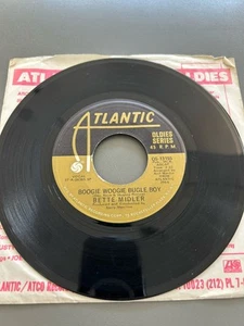 Bette Midler "Boogie Woogie Bugle Boy & Do You Want to Dance?" 45 RPM 7" Vinyl  - Picture 1 of 2