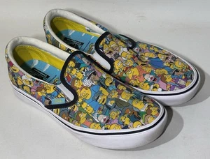 VANS Era I Simpson Scarpe Slip-On, Multicolore, Uomo Taglia 6,5, Donna Taglia 8 - Foto 1 di 9