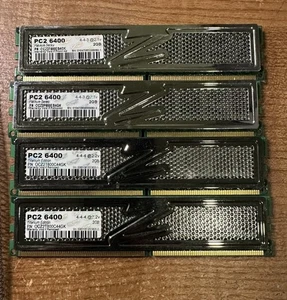 OCZ 2 Each of Platinum and Titanium series PC2-6400 8GB (4x2GB) DIMM - Picture 1 of 1