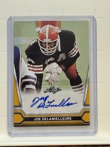 Joe Delamielleure Autogramm 2021 Leaf Signatures Hall of Fame Browns - Bild 1 von 2