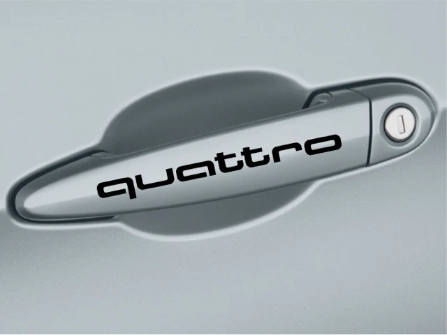 Audi QUATTRO A3 A4 A5 A6 S4 Q3 Q5 Q7 TT дверной ручки этикетка стикер эмблема логотип BL - Изображение 1 из 1