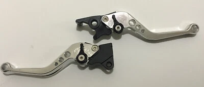 GY6 SCOOTER 150CC ADJUSTABLE BRAKE LEVERS HANDLE  DISC & DRUM SILVER - Image 1 of 2