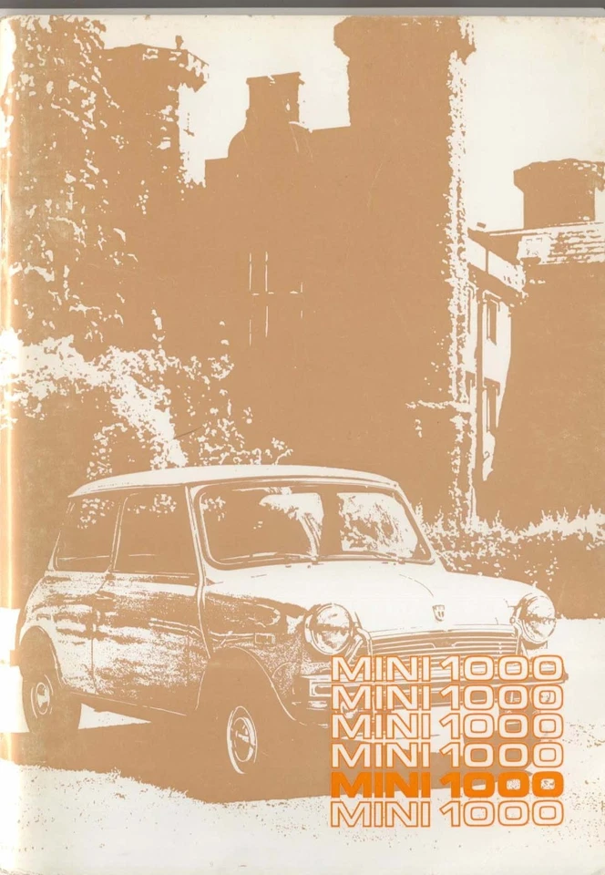 Mini 1000 Original Drivers Handbook Canadian 1976 No. AKM 3537 - Image 1 of 1