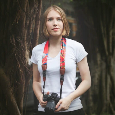 Wide Scarf Camera Shoulder Strap Neck Belt Grip For DSLR Canon Nikon Sony Fuji - Image 1 of 4