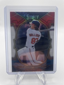 2023 SELECT BASEBALL JACKSON HOLLIDAY CONCOURSE TRI COLOR RED WHITE BLUE PRIZM 
