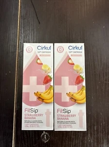 Cirkul Strawberry Banana, LifeSip Flavor Cartridge, 20ML (0.68 FL OZ) (2 Pack) - Picture 1 of 3